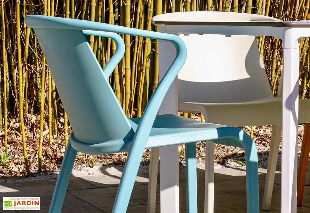Salon De Jardin : 1 Table Aluminium 120 X 80 Cm + 4 Fauteuils – Fado 6 Salon De Jardin : 1 Table Aluminium 120 X 80 Cm + 4 Fauteuils – Fado – Image 6