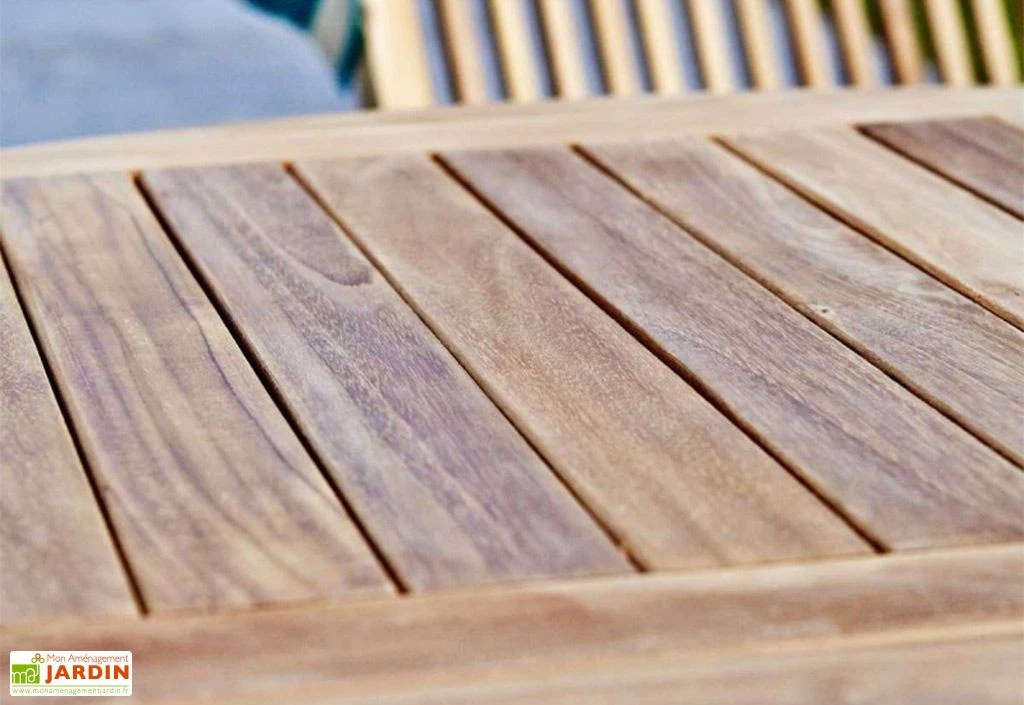 Salon De Jardin En Bois De Teck – 1 Table Ovale 240 Cm Et 8 Chaises 6 Salon De Jardin En Bois De Teck – 1 Table Ovale 240 Cm Et 8 Chaises – Image 6