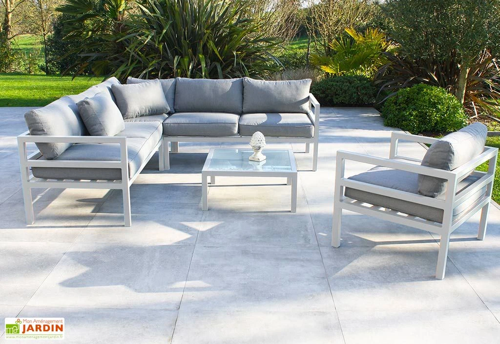 Salon De Jardin 6 Places En Aluminium - Beaubourg 1 Salon De Jardin 6 Places En Aluminium - Beaubourg