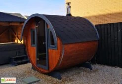 Sauna D'extérieur Tonneau En Bois 4,51 M² - Barrel 220