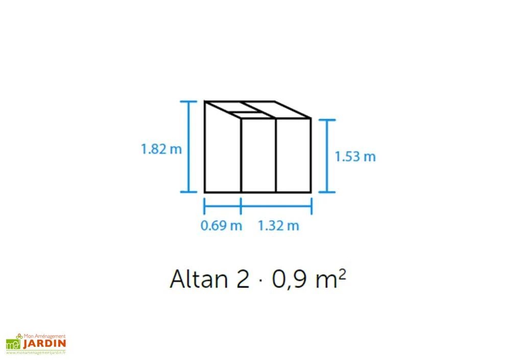 Halls Serre De Jardin Adossée En Verre Horticole Atlan 2 – 0,9 M² 2 Halls Serre De Jardin Adossée En Verre Horticole Atlan 2 – 0,9 M² – Image 2
