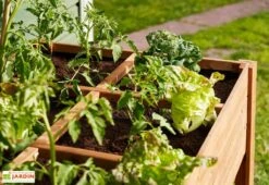 Carré Potager En Bois Autoclave Sur Pieds 120 X 80 Cm H. 88 Cm - Ventspils -Abriet Mobilier Soldes Boutique separateur bac potager bois ekju 253478