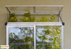 Serre Adossée En Aluminium Et Polycarbonate Lean To (63,5 X 125 Cm) 9 Serre Adossée En Aluminium Et Polycarbonate Lean To (63,5 X 125 Cm) -Abriet Mobilier Soldes Boutique serre adossee aluminium polycarbonate lean to 63 5 x 125 cm 2