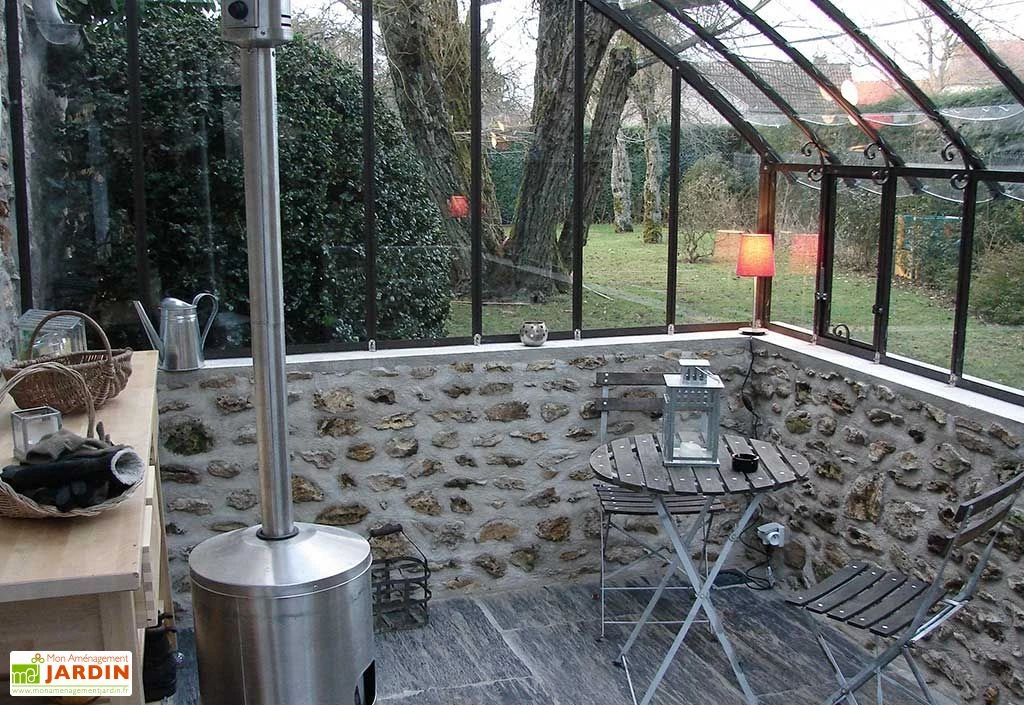 Serre Adossée Ancienne En Aluminium Et Verre Trempé 4mm Chambord 455x280 3 Serre Adossée Ancienne En Aluminium Et Verre Trempé 4mm Chambord 455x280 – Image 3