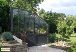 Serre Ancienne En Aluminium Et Verre Trempé 4mm Versailles 455x280m -Abriet Mobilier Soldes Boutique serre ancienne en aluminium et verre trempe 4mm versailles 1 2