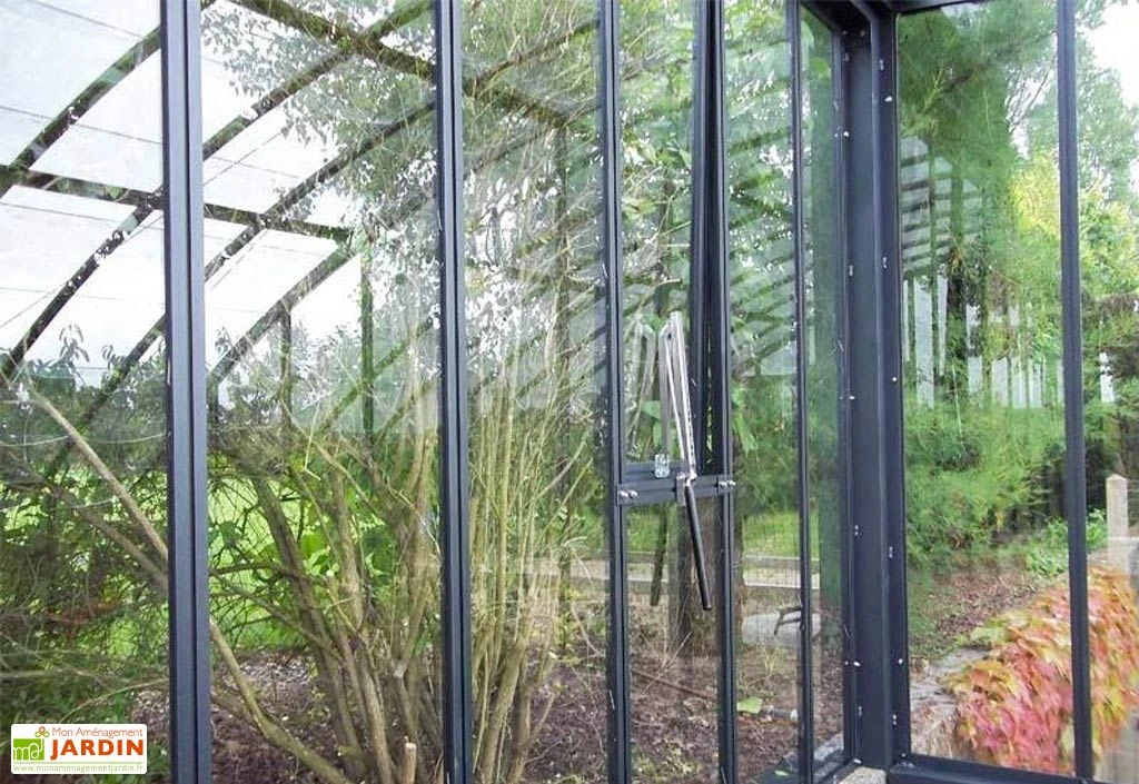 Serre Adossée Ancienne En Aluminium Et Verre Trempé 4mm Versailles 380x280m 4 Serre Adossée Ancienne En Aluminium Et Verre Trempé 4mm Versailles 380x280m – Image 4