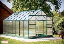 Serre De Jardin Polycarbonate 10,37m² Avec Base + 4 Lucarnes -Abriet Mobilier Soldes Boutique serre de jardin polycarbonate 10 37m avec base 4 lucarnes 3