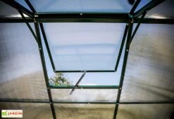 Serre De Jardin Polycarbonate 10,37m² Avec Base + 4 Lucarnes -Abriet Mobilier Soldes Boutique serre de jardin polycarbonate 10 37m avec base 4 lucarnes 6