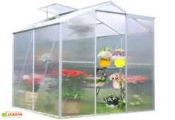 Serre De Jardin Polycarbonate 2,39 M² (188x127)