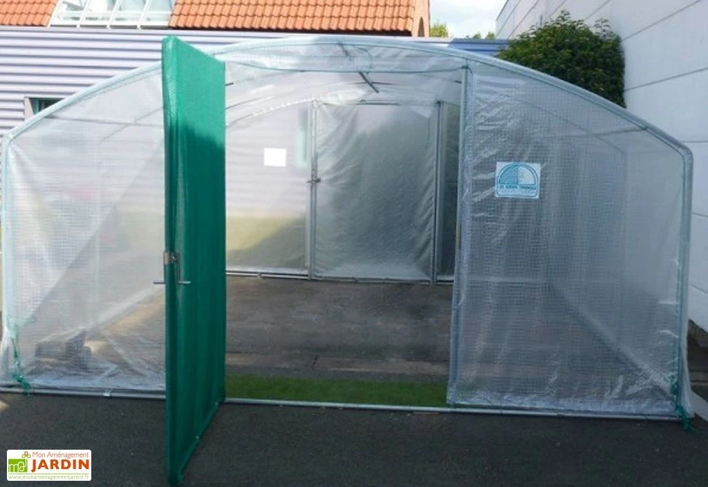 Serre Tunnel Tonneau En Polyéthylène 24 M² - 4 Saisons Plus 6 X 4 M 2 Serre Tunnel Tonneau En Polyéthylène 24 M² - 4 Saisons Plus 6 X 4 M – Image 2