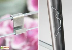 Serre De Jardin Adossée En Verre Lams 1,3 M² - Melissa Alu Naturel -Abriet Mobilier Soldes Boutique serre jardin adossee aluminium verre trempe melissa 3