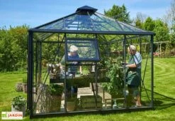 Jardin D’Hiver Verre Trempé Alu Anthracite 13 M² – Juliana Grand Oase 10 Jardin D’Hiver Verre Trempé Alu Anthracite 13 M² – Juliana Grand Oase -Abriet Mobilier Soldes Boutique serre jardin aluminium anthracite verre trempe juliana grand oase 8