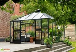 Jardin D’Hiver En Verre Trempé Alu Anthracite 13,5 M² – Juliana Oase 9 Jardin D’Hiver En Verre Trempé Alu Anthracite 13,5 M² – Juliana Oase -Abriet Mobilier Soldes Boutique serre jardin aluminium anthracite verre trempe juliana oase 11