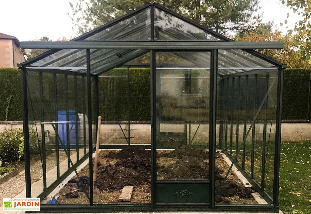 Serre De Jardin En Aluminium Et Verre Trempé Essentia 16,4 M² 4 Serre De Jardin En Aluminium Et Verre Trempé Essentia 16,4 M² – Image 4