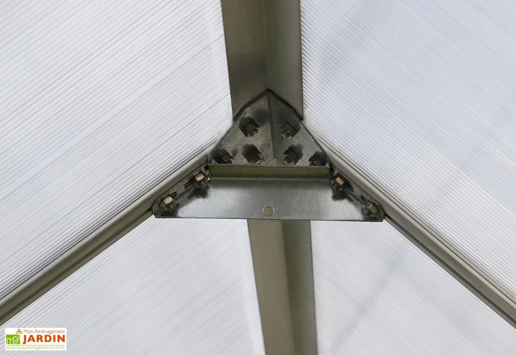 Serre De Jardin En Aluminium Et Polycarbonate Essence 9 M² 6 Serre De Jardin En Aluminium Et Polycarbonate Essence 9 M² – Image 6