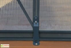 Serre De Jardin En Aluminium Et Polycarbonate Glory 11,8 M² - Grise 10 Serre De Jardin En Aluminium Et Polycarbonate Glory 11,8 M² - Grise -Abriet Mobilier Soldes Boutique serre jardin aluminium polycarbonate glory 11 8 m 1
