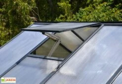 Serre De Jardin En Aluminium Et Polycarbonate Glory 11,8 M² - Grise 9 Serre De Jardin En Aluminium Et Polycarbonate Glory 11,8 M² - Grise -Abriet Mobilier Soldes Boutique serre jardin aluminium polycarbonate glory 11 8 m 2