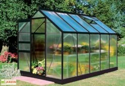 Halls Serre De Jardin En Aluminium Et Polycarbonate Popular 106 - 6,2 M²