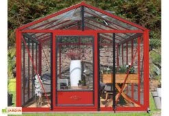 Serre De Jardin En Aluminium Et Verre Trempé Supra 12 M² -Abriet Mobilier Soldes Boutique serre jardin aluminium supra 315x380 cm
