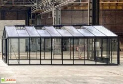 Serre De Jardin En Aluminium Et Verre Trempé Supra 34,7 M² -Abriet Mobilier Soldes Boutique serre jardin aluminium supra 753x460 cm 2