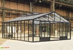 Serre De Jardin En Aluminium Et Verre Trempé Supra 34,7 M² -Abriet Mobilier Soldes Boutique serre jardin aluminium supra 753x460 cm 3