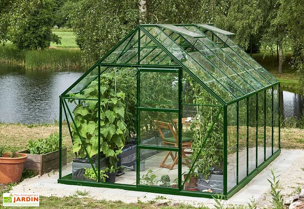 Halls Serre De Jardin En Aluminium Et Verre Horticole Universal 128 – 9,9 M² 4 Halls Serre De Jardin En Aluminium Et Verre Horticole Universal 128 – 9,9 M² – Image 4