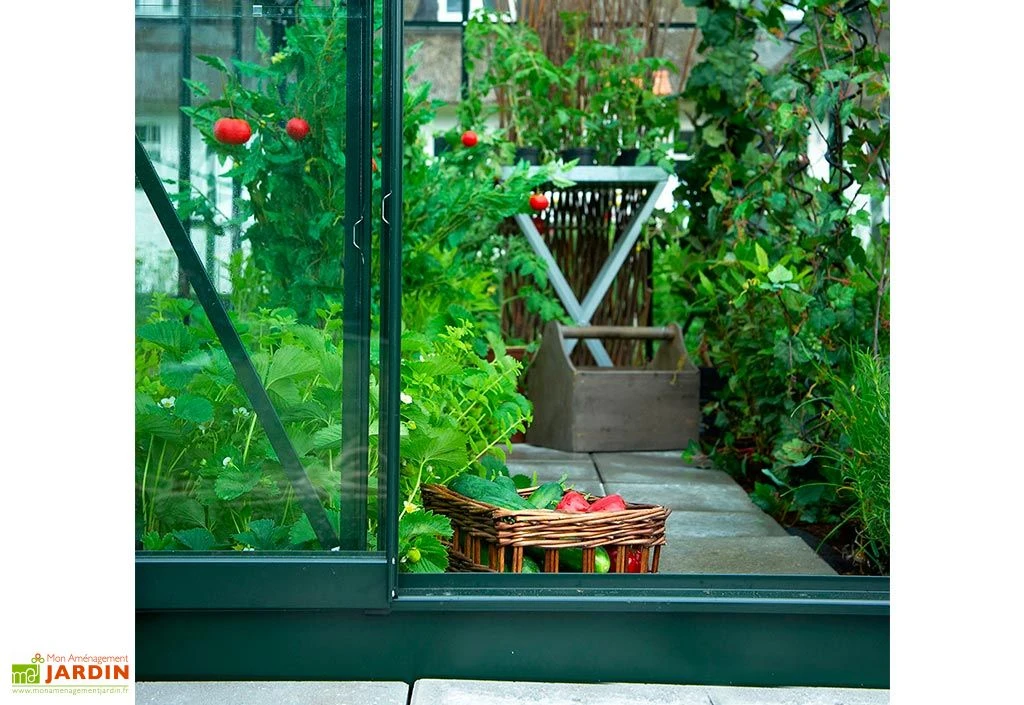 Serre De Jardin En Aluminium, Verre Et Polycarbonate Halls Atrium 9 M² 3 Serre De Jardin En Aluminium, Verre Et Polycarbonate Halls Atrium 9 M² – Image 3