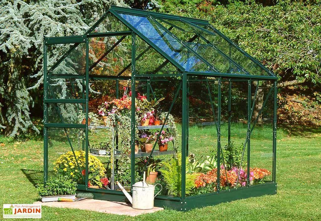 Halls Serre De Jardin En Aluminium Et Verre Popular 66 (3,8 M²) 4 Halls Serre De Jardin En Aluminium Et Verre Popular 66 (3,8 M²) – Image 4