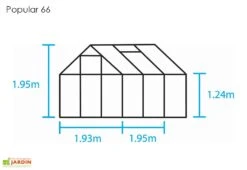 Halls Serre De Jardin En Aluminium Et Verre Popular 66 (3,8 M²) 11 Halls Serre De Jardin En Aluminium Et Verre Popular 66 (3,8 M²) -Abriet Mobilier Soldes Boutique serre jardin aluminium verre popular 66 38m 4