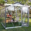 Serre De Jardin En Aluminium Et Verre Trempé Essentia 7,3 M²