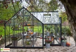 Halls Serre De Jardin En Aluminium Et Verre Trempé Garden Room 12,9 M² -Abriet Mobilier Soldes Boutique serre jardin aluminium verre trempe garden room 129m 2