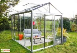 Serre De Jardin En Aluminium Et Verre Trempé Luxia 7,3 M²