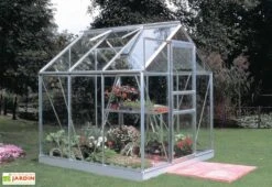 Halls Serre De Jardin En Aluminium Et Verre Trempé Popular 66 - 3,8 M²