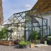Halls Serre De Jardin En Aluminium Et Verre Trempé Qube 88 (6,6 M²)
