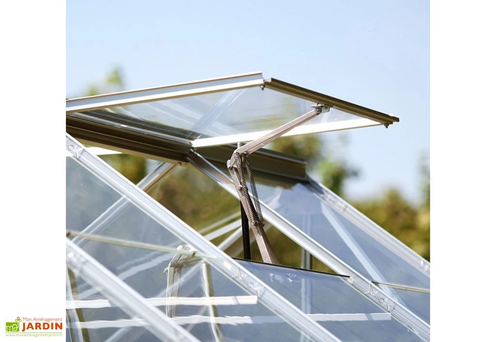 Serre De Jardin En Aluminium Et Verre Trempé Supra 23 M² 2 Serre De Jardin En Aluminium Et Verre Trempé Supra 23 M² – Image 2