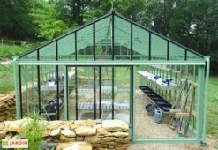 Serre De Jardin En Aluminium Et Verre Trempé Supra 23 M²