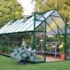 Serre De Jardin En Aluminium Et Polycarbonate Balance – Vert