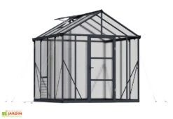 Serre De Jardin En Aluminium Et Polycarbonate Glory 6 M² - Grise 8 Serre De Jardin En Aluminium Et Polycarbonate Glory 6 M² - Grise -Abriet Mobilier Soldes Boutique serre jardin glory 6m2 palram canopia