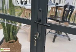 Serre De Jardin Hexagonale Aluminium/polycarbonate Oasis 8 M² - Grise 10 Serre De Jardin Hexagonale Aluminium/polycarbonate Oasis 8 M² - Grise -Abriet Mobilier Soldes Boutique serre jardin hexagonale aluminium polycarbonate oasis 8 m 2