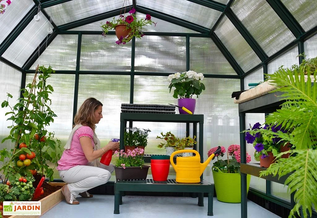 Serre De Jardin Polycarbonate Et PVC 5 X 2,5 M – Hobby Gardener 8x16 5 Serre De Jardin Polycarbonate Et PVC 5 X 2,5 M – Hobby Gardener 8x16 – Image 5