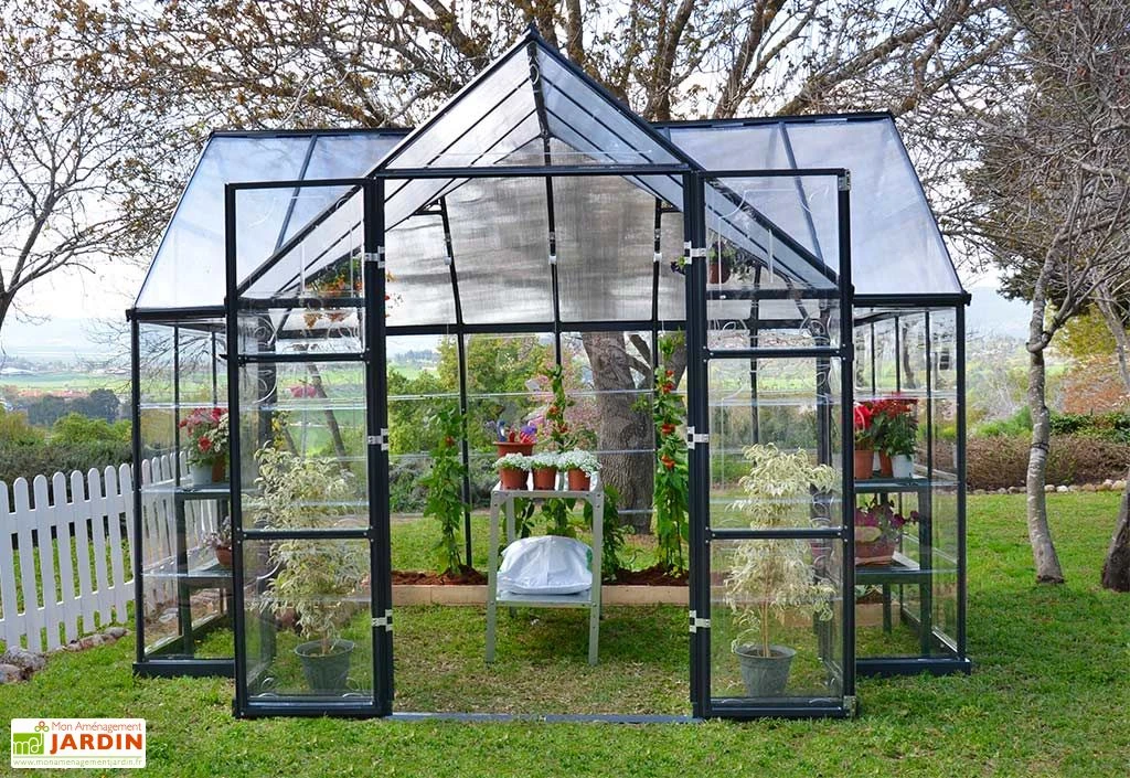 Serre De Jardin Polycarbonate Et Aluminium Victory Orangerie - 11 M² 1 Serre De Jardin Polycarbonate Et Aluminium Victory Orangerie - 11 M²