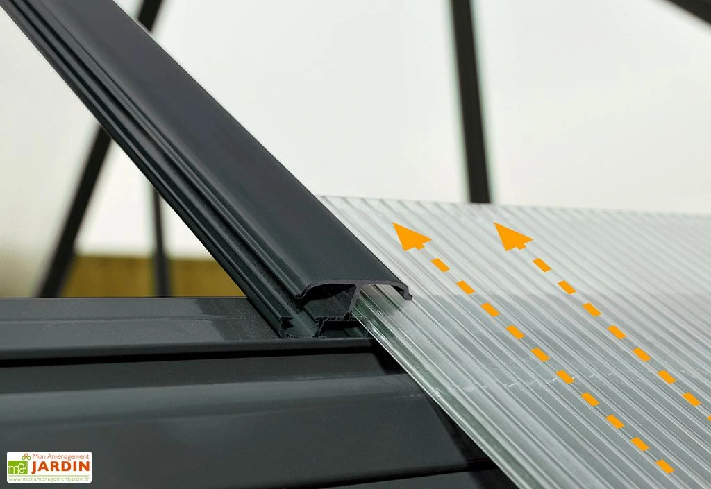 Serre De Jardin Polycarbonate Et Aluminium Victory Orangerie - 11 M² 6 Serre De Jardin Polycarbonate Et Aluminium Victory Orangerie - 11 M² – Image 6