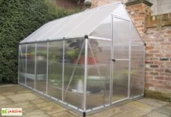 Serre De Jardin Grise Polycarbonate Aluminium 3 X 2 M – Mythos 6x10 8 Serre De Jardin Grise Polycarbonate Aluminium 3 X 2 M – Mythos 6x10 -Abriet Mobilier Soldes Boutique serre jardin polycarbonate aluminium gris mythos palram 3x2m 4