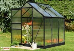 Halls Serre De Jardin En Aluminium Et Polycarbonate Popular 66 - 3,8 M²