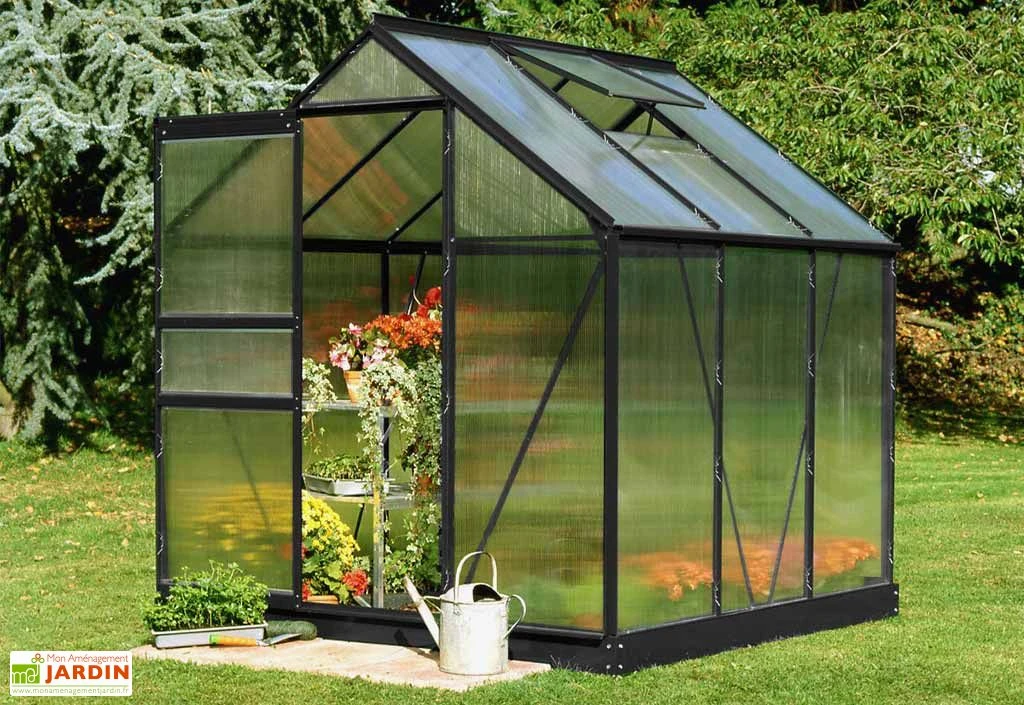 Halls Serre De Jardin En Aluminium Et Polycarbonate Popular 66 - 3,8 M² 1 Halls Serre De Jardin En Aluminium Et Polycarbonate Popular 66 - 3,8 M²