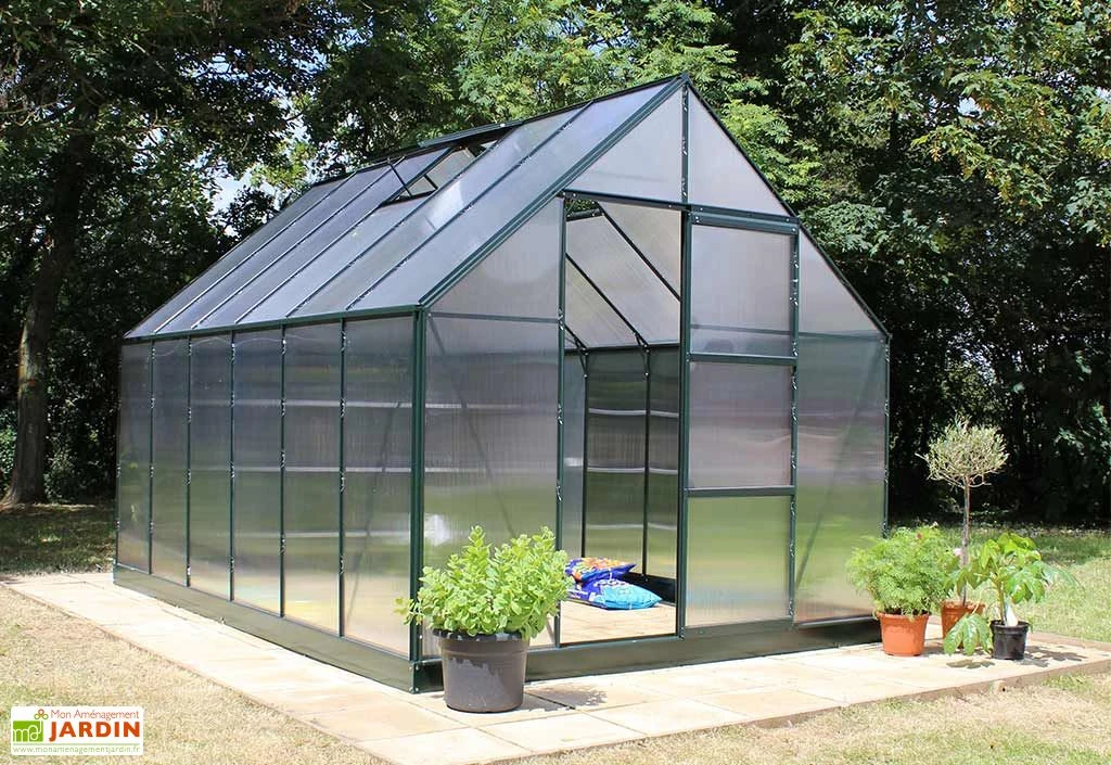 Halls Serre De Jardin En Aluminium Et Polycarbonate Universal 128 – 9,9 M² 3 Halls Serre De Jardin En Aluminium Et Polycarbonate Universal 128 – 9,9 M² – Image 3