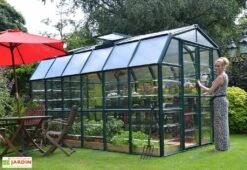 Serre De Jardin Polycarbonate Et PVC 10 M² – Grand Gardener 8x12 9 Serre De Jardin Polycarbonate Et PVC 10 M² – Grand Gardener 8x12 -Abriet Mobilier Soldes Boutique serre jardin pvc vert polycarbonate transparent grand gardener 8x12 2 1