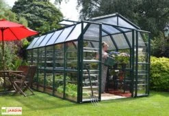 Serre De Jardin Polycarbonate Et PVC 10 M² – Grand Gardener 8x12 8 Serre De Jardin Polycarbonate Et PVC 10 M² – Grand Gardener 8x12 -Abriet Mobilier Soldes Boutique serre jardin pvc vert polycarbonate transparent grand gardener 8x12 2