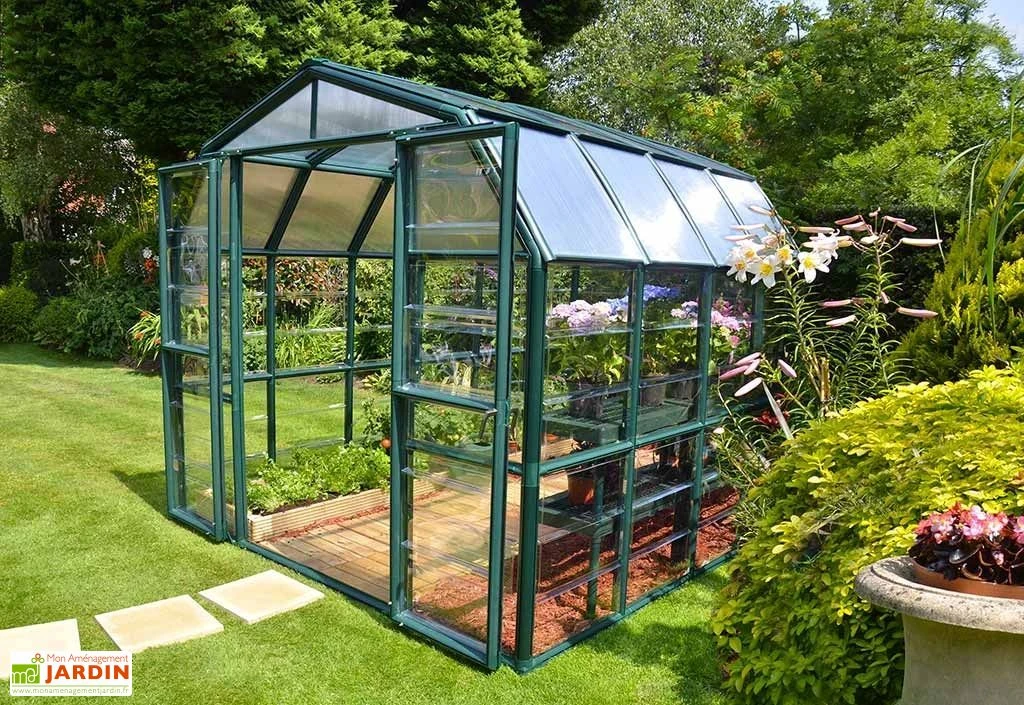 Serre De Jardin Polycarbonate Et PVC 2,5 X 2,5 M – Grand Gardener 8x8 2 Serre De Jardin Polycarbonate Et PVC 2,5 X 2,5 M – Grand Gardener 8x8 – Image 2