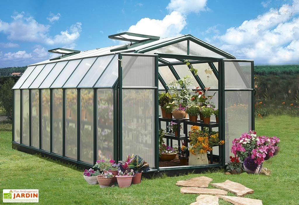Serre De Jardin Polycarbonate Et PVC 5 X 2,5 M – Hobby Gardener 8x16 1 Serre De Jardin Polycarbonate Et PVC 5 X 2,5 M – Hobby Gardener 8x16